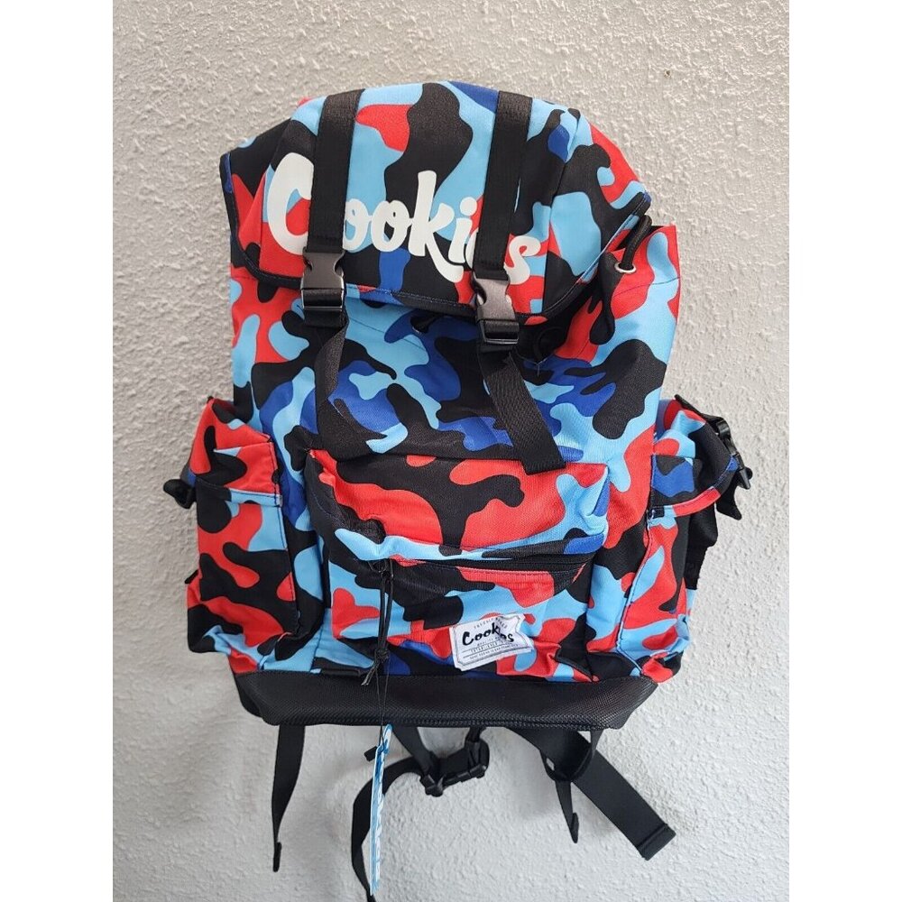 NWT Cookies SF Smell Proof Off The Grid Backpack multicolor